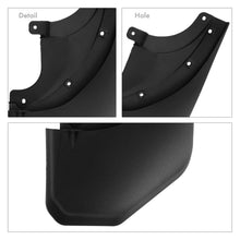 4pcs Splash Guards Mud Flaps for Toyota Land Cruiser Prado FJ250 2024+ SUV Black