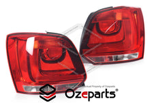 Pair LH+RH Tail Light Lamp For Volkswagen VW Polo Hatch 6R 2010-2014