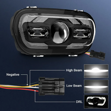 65W LED Headlight Kit For 2008-2017 Harley Davidson Dyna Fat Bob With DRL