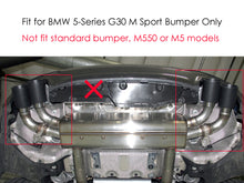 Black Exhaust Muffler Tips for BMW G30 520i 530i 540i Sedan 2017-2019-2023 M-Sport