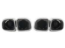 Square Twin Exhaust Tips for Porsche 958.1 Cayenne 92A V6 2011-2014 et214