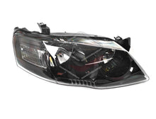 Pair LH+RH Head Light Lamp Headlights Black For Ford Falcon BF XT Fairmont 2006-2011
