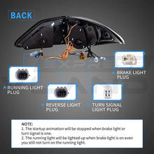 Pir For Lexus RX 350 450 H 2010-2015 LED Tail Lights w/ Start-up Animation Rear Lamps
