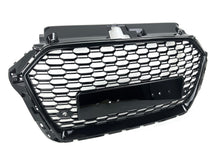 RS3 Style Badgeless Front Grille Black Honeycomb For Audi A3 S3 8V 2017–2020