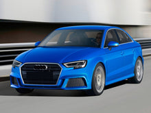 Pair Front Bumper Fog Light Grilles Honeycomb Audi A3 S-Line / S3 2017-2020