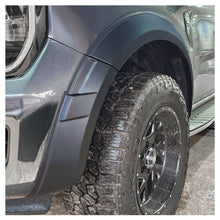 4pcs Front Fender Flares Black Wheel Arch Guard For Ford Ranger PY NEXT GEN SPORT 2022-2025 w/o Sensor Cutout
