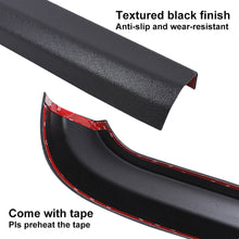4pcs Tailgate Cover Trim Rear Protector Trim for Ford Ranger 2012-2022 Dual Cab Black