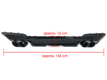 Gloss Black Rear Diffuser + Exhaust Tips Replace for BMW X3 G01 M-Sport 2018-2021