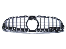 Front Bumper GTR Style Grille Black/Chrome For Mercedes-Benz C200 C300 AMG W206 Sedan 2022–2023