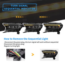 Projector LED Headlights W/ DRL Animation For Ford Ranger 2015-2021 Lamps