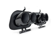 Chrome/Black Sporty Exhaust Tips Pipes for Porsche 911 Carrera 992 2020-2023