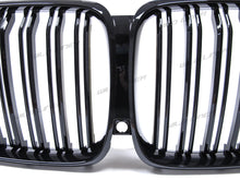 Gloss Black Dual Slats Front Bumper Grille for BMW X5 G05 2019-2023