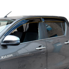 Weathershields Weather Shields Window Visors For Toyota Hilux 2015-2021 N70 N80 Dual Cap
