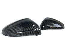Gloss Carbon Fiber Mirror Covers Replacement Audi B9 A4/S4/RS4 A5/S5/RS5 Lane Assist