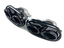 Gloss Black Exhaust Muffler Tips for Mercedes C118 CLA35 W177 A35 GLA35 GLB35 AMG