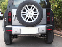 Black Exhaust Tips for Land Rover Defender 90 110 2020–2024 P300 P400