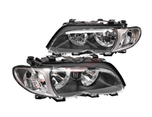 L+R Head Light Non Xenon + Corner Light Clear For BMW 3 Series E46 Sedan 2001-2005