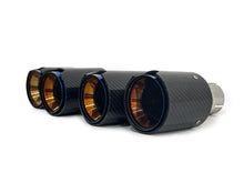 62mm Inlet Carbon Fiber Exhaust Tips Tailpipe Universal