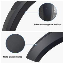4pcs Front Fender Flares Black Wheel Arch Guard For Ford Ranger PY NEXT GEN SPORT 2022-2025 w/o Sensor Cutout