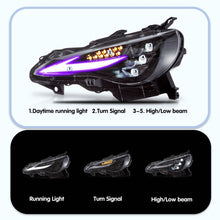 For 2012-2020 Toyota GT86 Subaru BRZ RGB LED Headlights DRL Sets W/Startup Animation