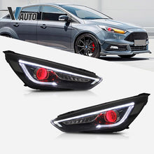 LED Headlights With Demon Eyes Sequential Turn Signal For 2015-2018 Ford Focus