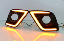 2x DRL For Toyota Hilux Revo 2015 2016 LED Daytime Running Light Fog Lamp Turn
