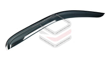 Gloss Tinted Black Weathershield Weather Shields Window Visor For Nissan Navara D40 2005-2015 Ute