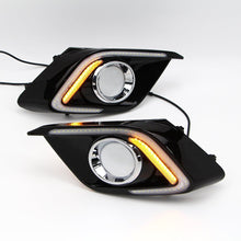 DRL LED Daytime Running Light Fog Lamp w. Turn Signal for MAZDA 3 AXELA 2014-2015