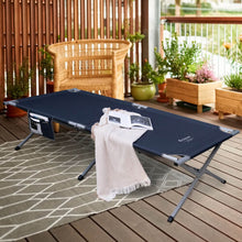 Outdoor Portable Folding Camping Bed Aluminum Single Cot Strecther Military Bed