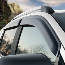 4pcs Matte Black Weather Shields Weathershields Window Visors For Ford Ranger Raptor 2015-2021 Dual Caps Only