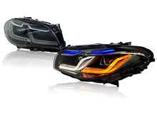 Pair LED Headlights Assembly for BMW 5 Series F10 F11 528i 535i 2010–2013 Xenon w/o AFS