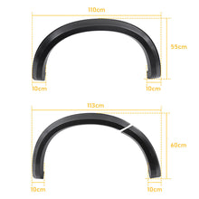 6pcs Matte Black Slim Style Fender Flares Guard for Isuzu D-max DMAX 2012-2019 Wheel