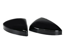 Glossy Black Mirror Cover Caps For Audi MK3 8S TT TTS TTRS R8 15+ W/ Lane Assist