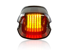 Smoked LED Tail Light Sequential Turn Signal for Harley Davidson Sportster Dyna Road King
