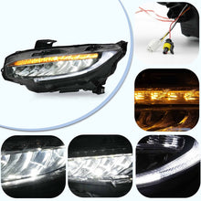 Left+Right LED Headlights For Honda Civic 2016-2021 DRL Sequential Indicator Pair