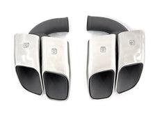 Square Twin Exhaust Tips for Porsche 958.1 Cayenne 92A V6 2011-2014 et214