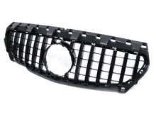 GT-R Black Front Bumper Grille for Mercedes C117 CLA200 CLA250 CLA45 2013-2016 w/o Camera fg21