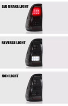 Smoked LED Tail lights Fits Toyota Hilux N80 SR5 SR 2015-Onwards Dual Cab