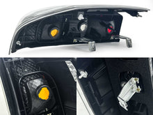 Pair Black Tail Lights Rear Lamps For Nissan GU Patrol Y61 Wagon 2004-2016