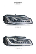 LED Headlights Front Lamps Assembly Turn Signal DRL Smoked for Audi A8 2011-2017