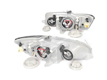 Pair Headlights Head Lamp Halogen Chrome For Holden Commodore VZ 2004-2007