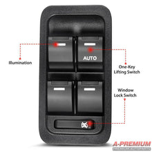 Master Window Switch White Illumination for Ford Territory SX SY SZ 2004-2014