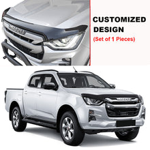 Bonnet Protector Guard Bug Deflector Dark Black For Isuzu Dmax 2020-2023