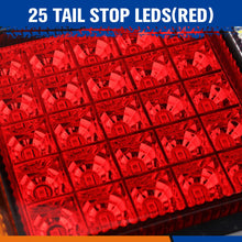 2x 75 LED Tail Lights Stop Indicator Reverse Lamp 12V Trailer Truck Ute Light