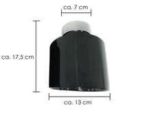 Universal 70mm Inlet Black Exhaust Tips Pair for Audi BMW Mercedes Models