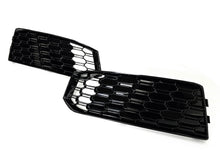 For 2017 2018 2019 Audi A4 B9 S-line S4 Fog Light Grille Honeycomb Mesh Grill Cover Left+Right