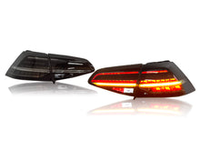 Smoke/Red LED Tail Lights For VW Golf 7 MK7 GTI TSI TDI 2014-2017 Rear Lamps W/Sequential