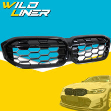 For 2023+ BMW 3-Series G20 M340i Black Diamond Front Kidney Grille Grill