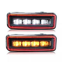 Pair Red Lens LED Rear Bumper Brake Light For Land Rover Defender 90 110 130 L663 2020-2024