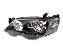 Pair LH+RH Head Light Lamp + Adapter For Ford Falcon BA BF XR XR6 XR8 FPV 2002-2008 Series 1&2